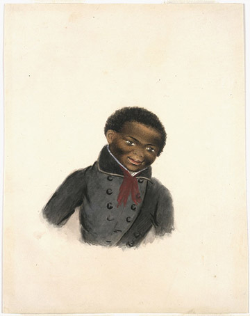 africanns : Untitled portrait of a black youth (Nova Scotia)