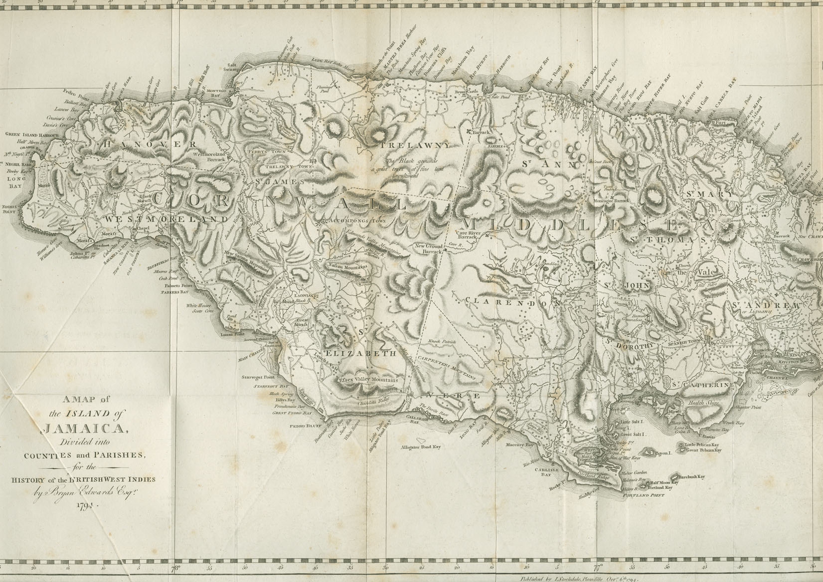 easson : A Map of the Island of Jamaica