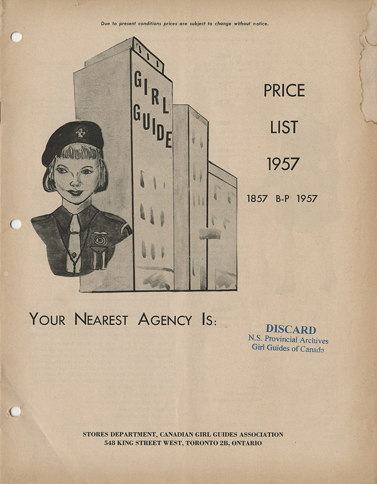 communityalbums - Price List 1957