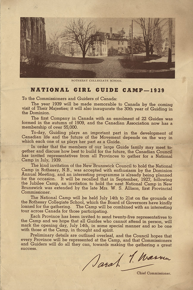 communityalbums - 2nd National Guide Camp Registration Leaflet