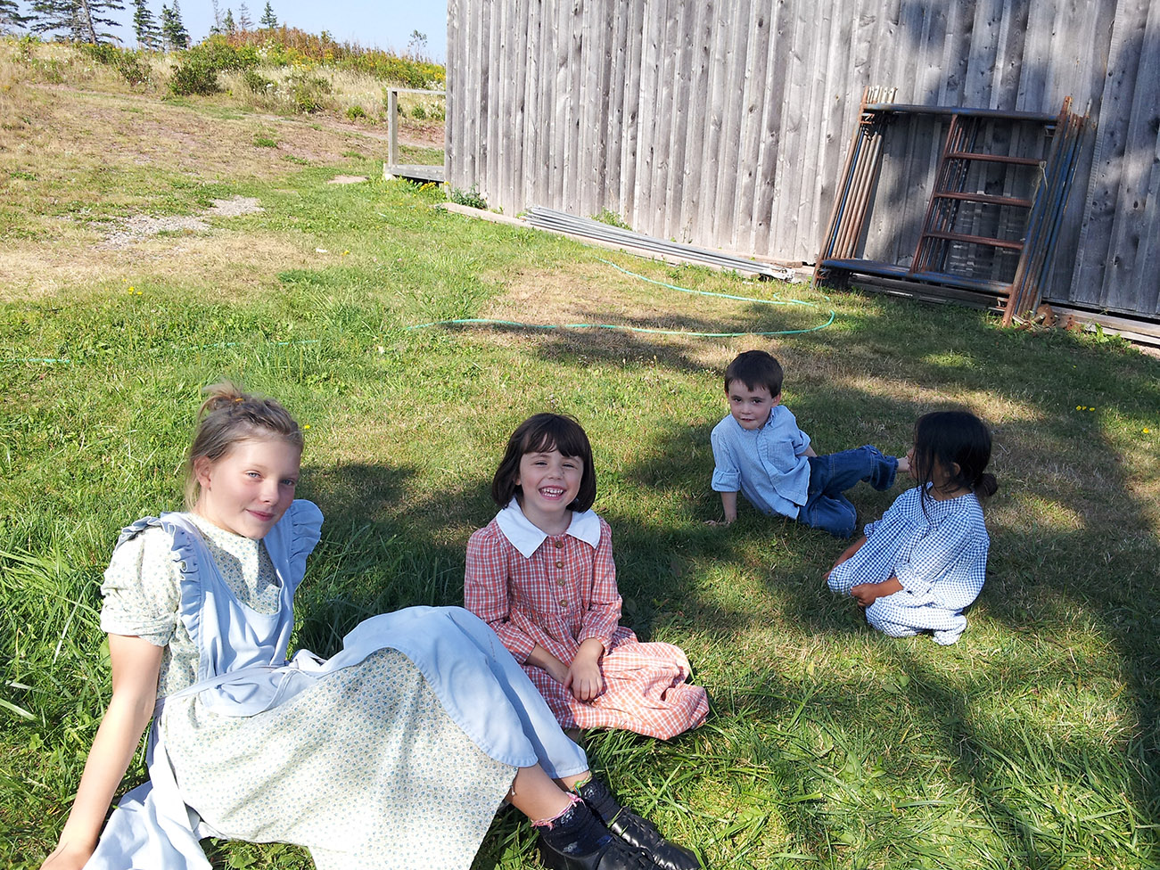 communityalbums - Lili, Hannah, Rory and Sadie on Pioneer Day