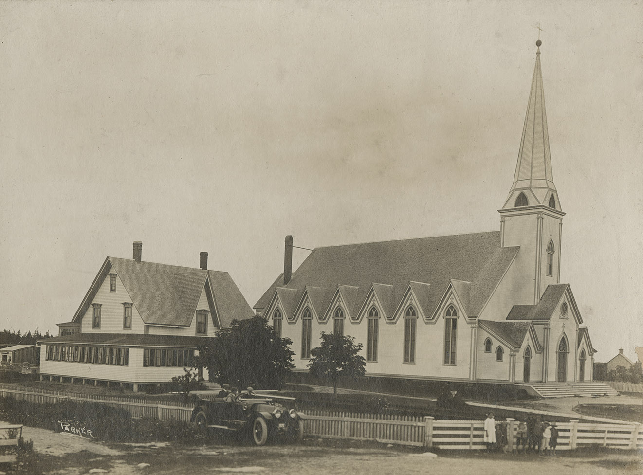 communityalbums - Rectory and Saint-Pierre Church, West Pubnico