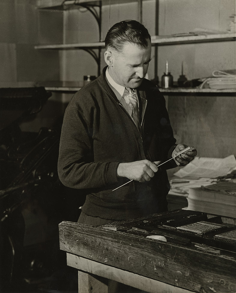 communityalbums - Désiré d’Eon, founder of <i>Le Petit Courrier</i>, in 1937