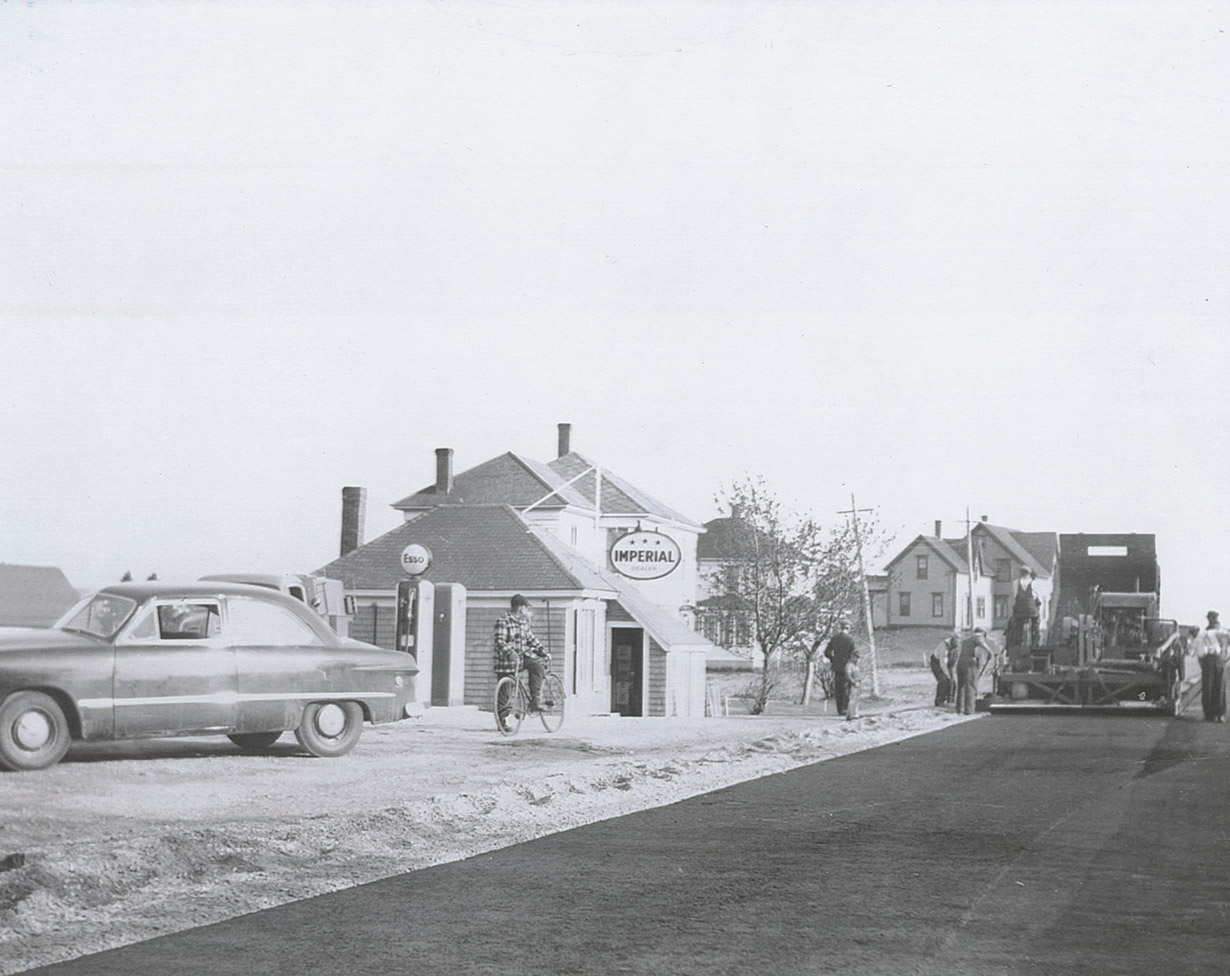 communityalbums - Paving the main road, 1949–1950