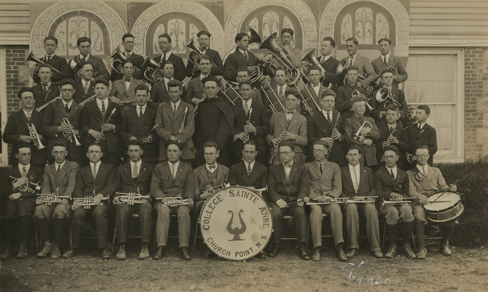 communityalbums - The brass band, Collège Sainte-Anne, Church Point, NS