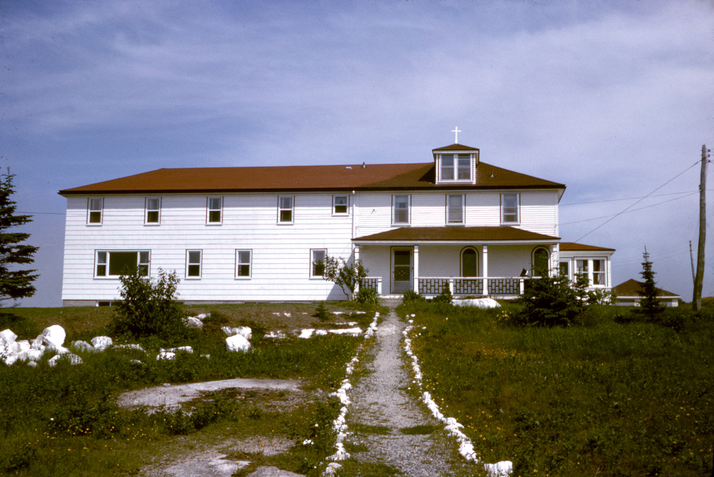 communityalbums - Star of the Sea Convent with new extensions, Terence Bay, Nova Scotia.