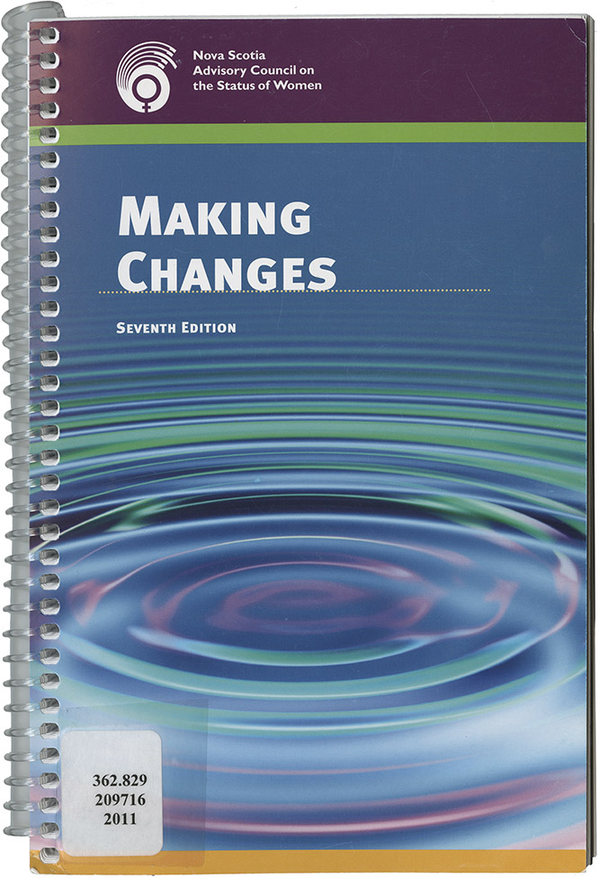 NSACSW publication “Making Changes: a book for women in abusive relationships, 7th edition”