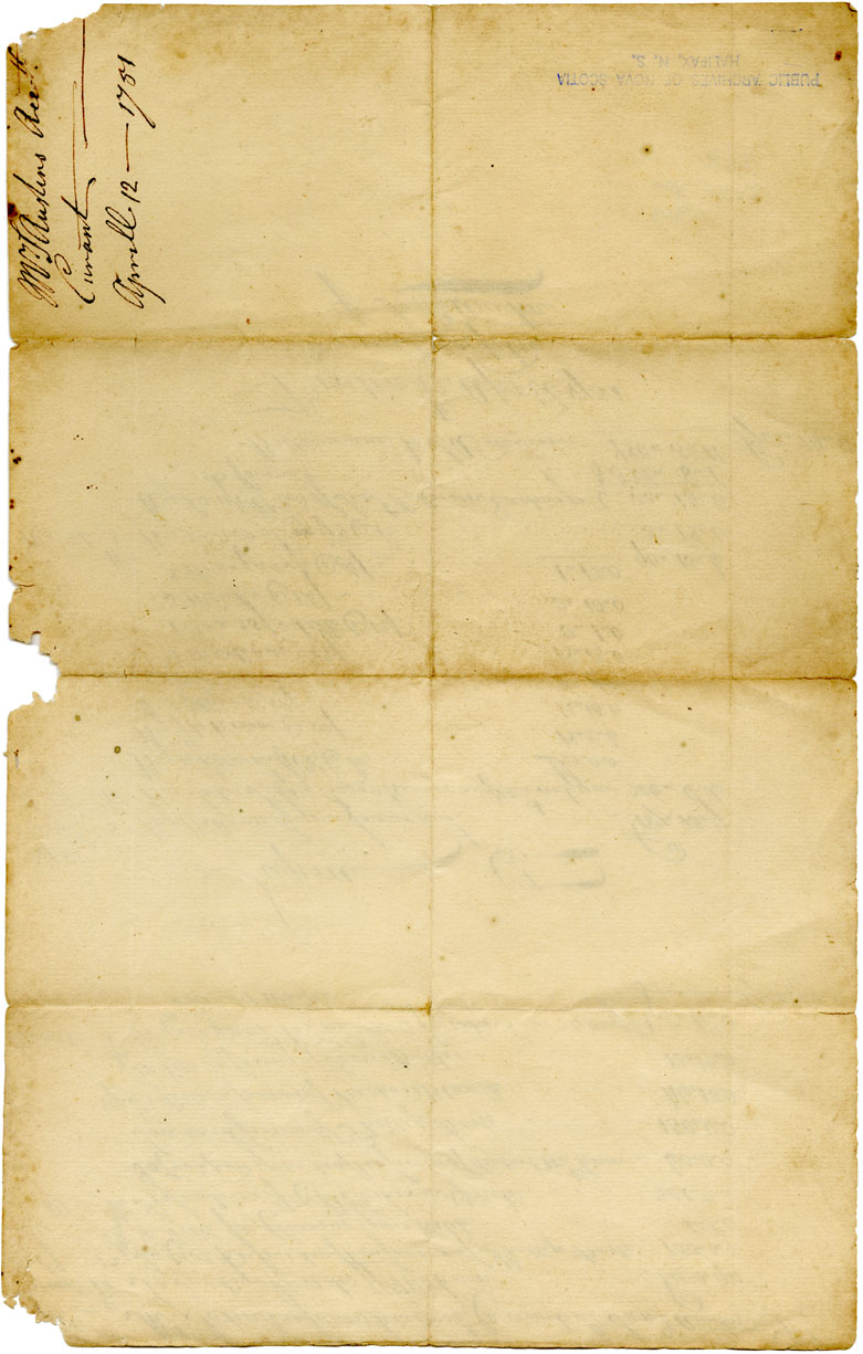 Easson : Account, John Easson with Samuel Austin, Boston