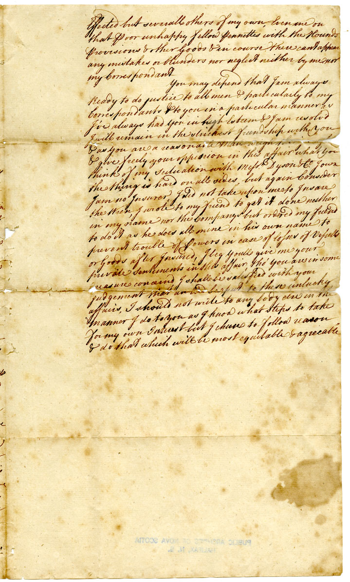 Easson : Sundry Paragraphs out of Capt. Joshua Mauger's Letters ...