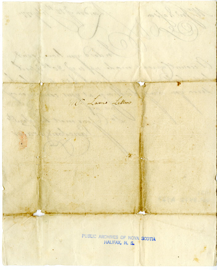 Easson : Letter, Lane Son & Fraser, London, to John Easson