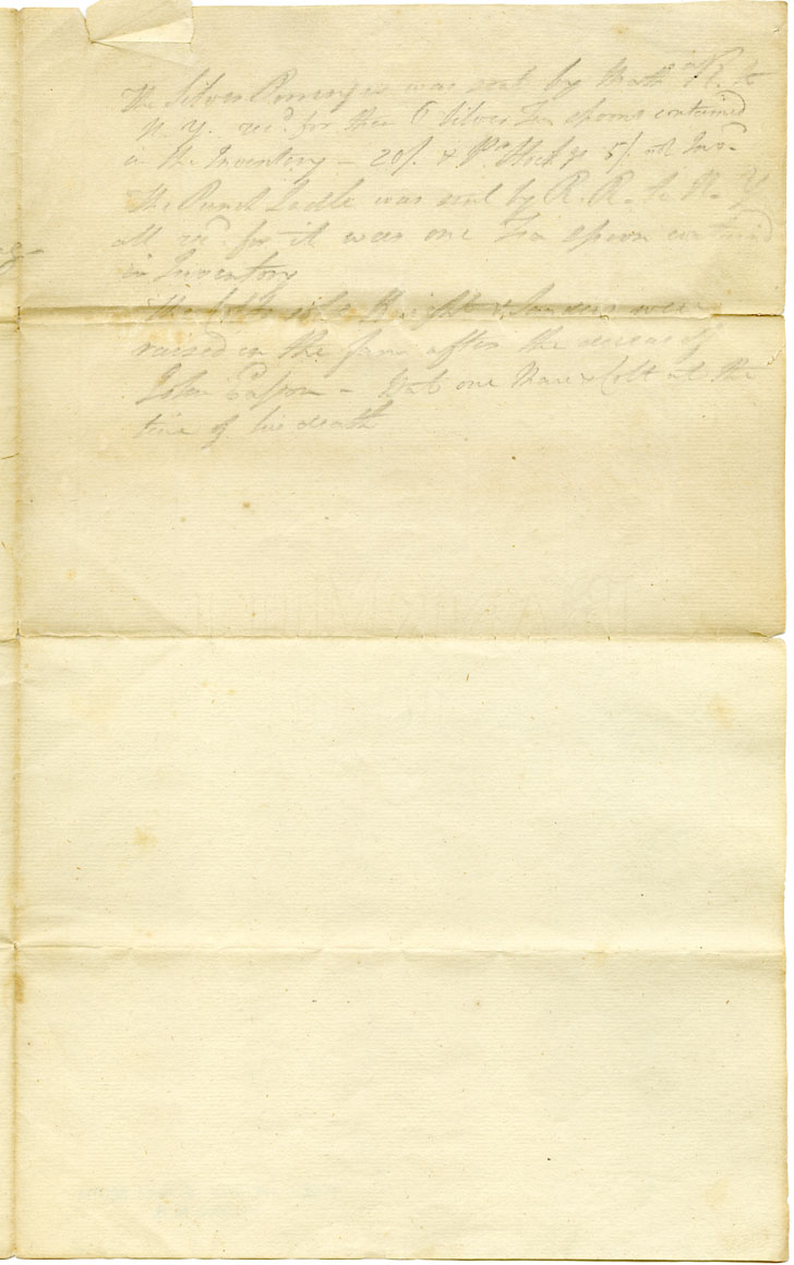 Easson : Remarks on the Inventory of the Personal Estate of John Easson, late of Annapolis