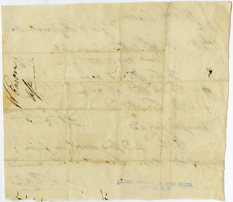 Easson : Account, Widow Eason with George W. Shepherd, Annapolis