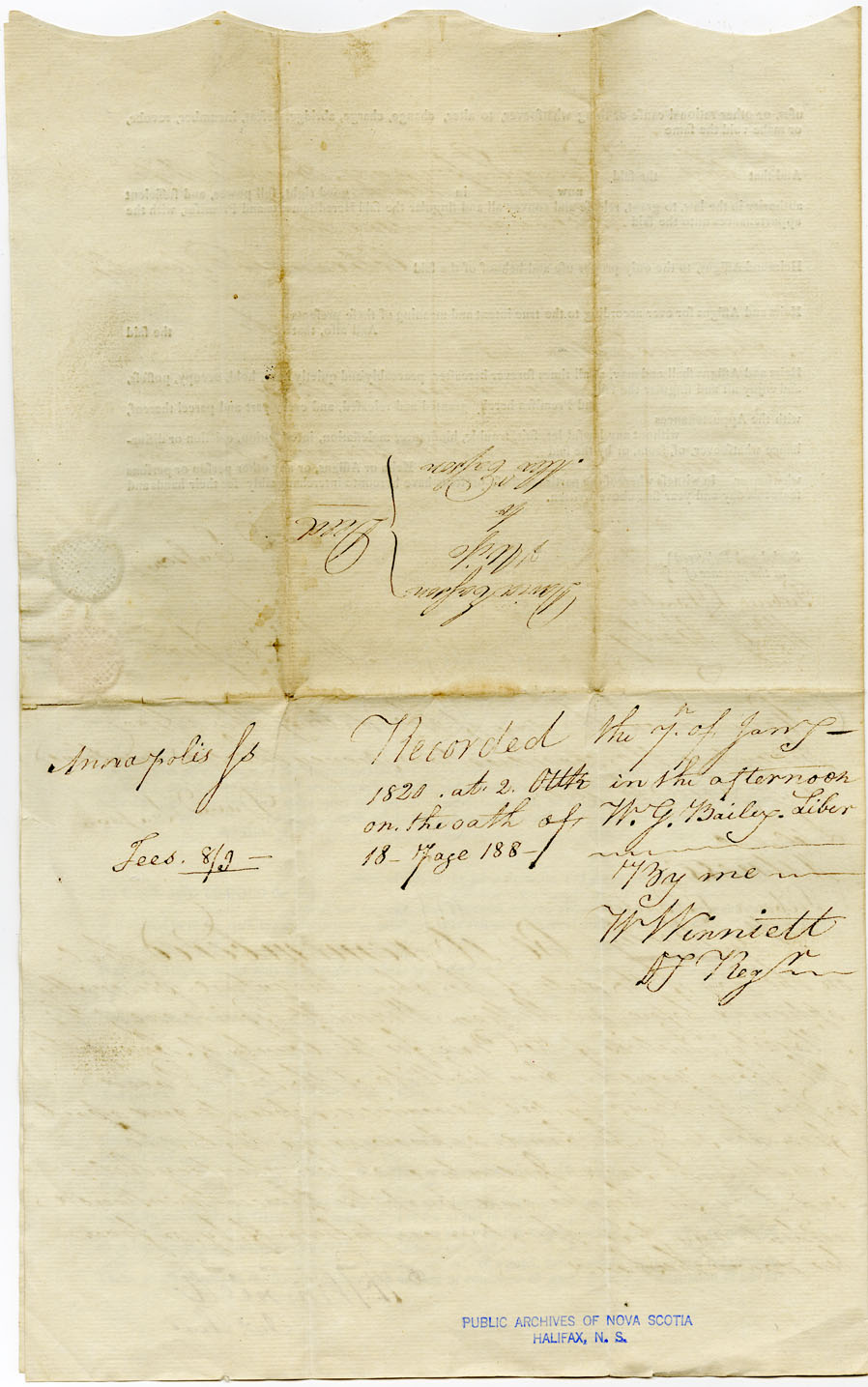 Easson : Indenture, David Easson, Cordwainer, Annapolis, and Ann his wife, to Alexander Easson, Annapolis, Yeoman