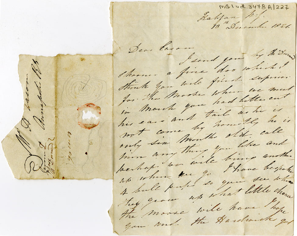 Easson : Letter, Thomas Gurly, Halifax, to Alexander Easson