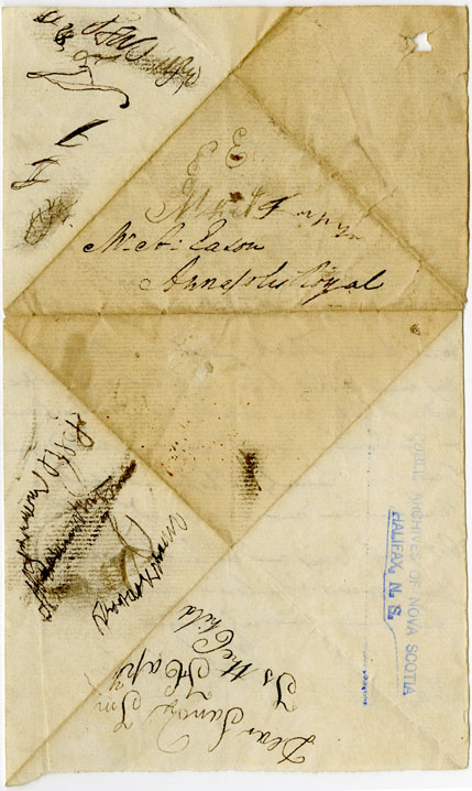 Easson : Letter, John Carter to Alexander Easson