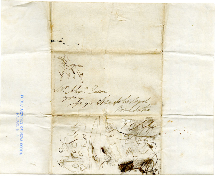 Easson : Letter, John Carter, London, to Alexander Easson