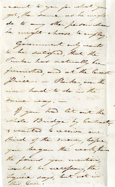 Easson : Letter, I. Corbitt to Alexander Easson