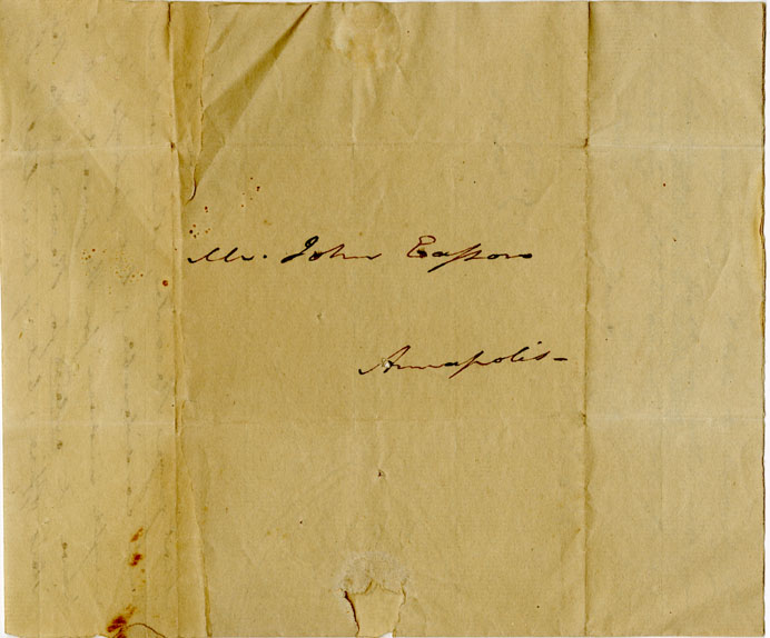 Easson : Letter, I. Corbett to John Easson