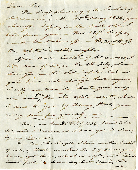 Easson : Letter, I. Corbitt to Alexander Easson