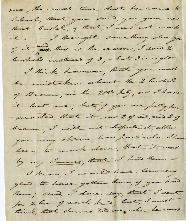 Easson : Letter, I. Corbitt to Alexander Easson