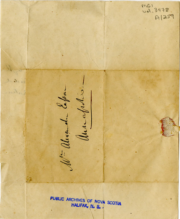 Easson : Letter, James I. Ritchie to Alexander Easson