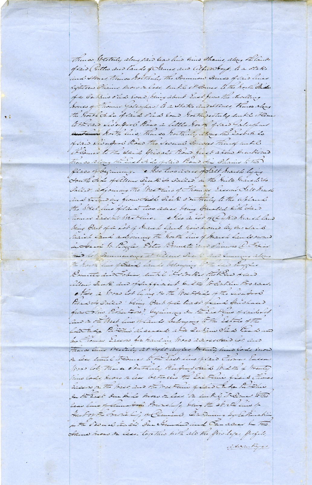 Easson : Indenture, Alexander Easson, Annapolis, Farmer, to David Easson, also of Annapolis