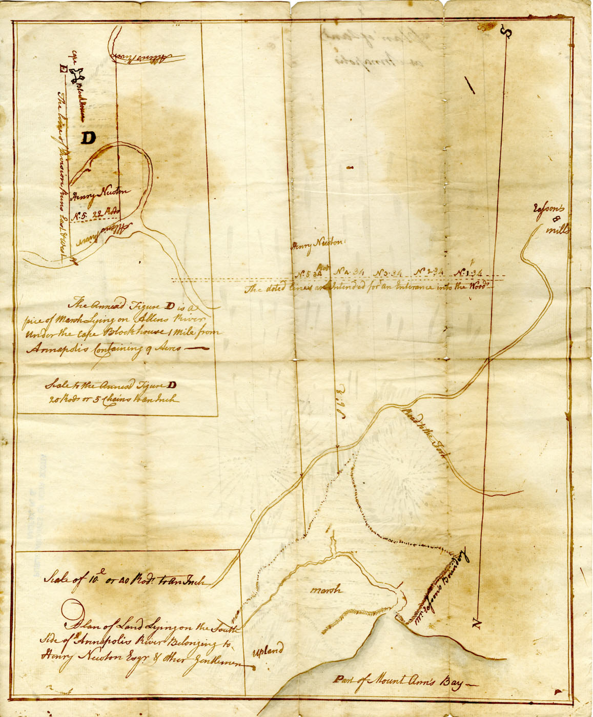 Easson : Plan of Lands at Annapolis