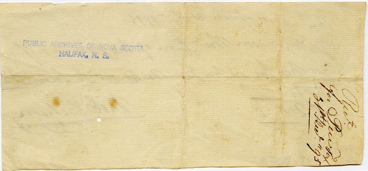 Easson : Receipt, Robert Dickson