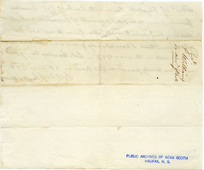 Easson : Receipt, Frederick Williams