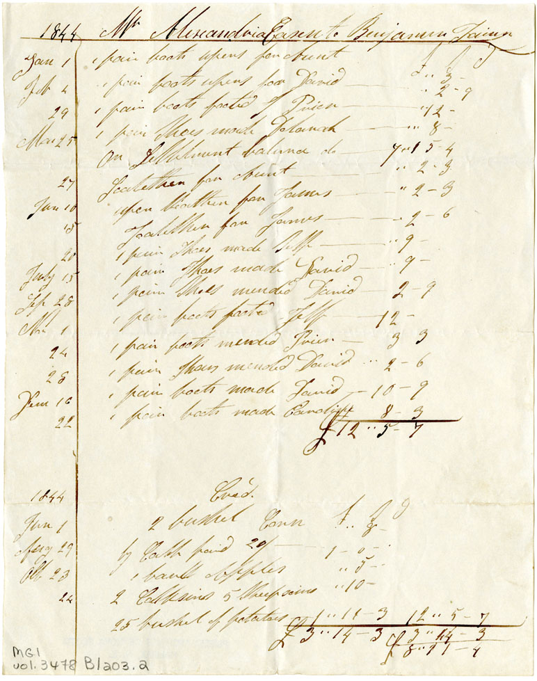 Easson : Account, Alexander Easson with Benjamin Fairn