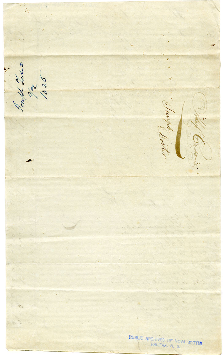 Easson : Account, Alexander Easson with Joseph Foster