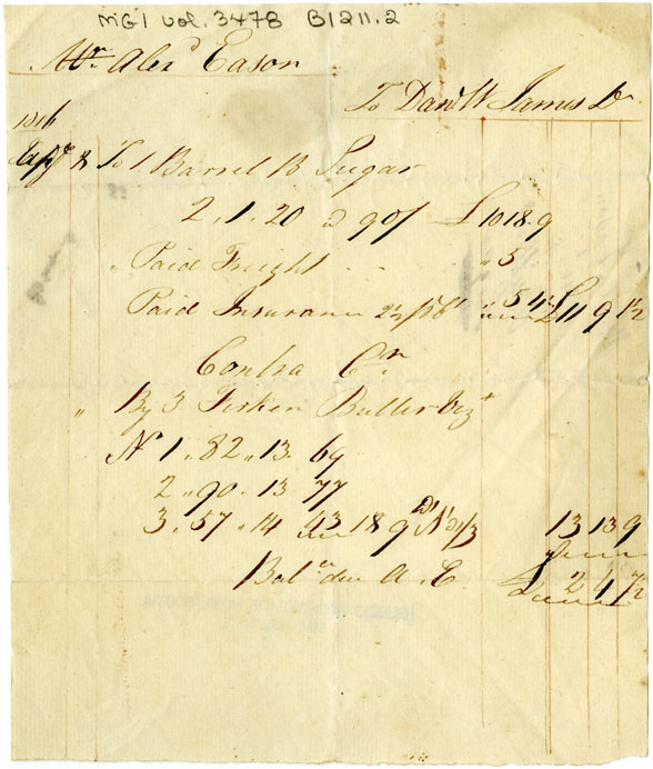 Easson : Account, Alexander Easson with Daniel W. James