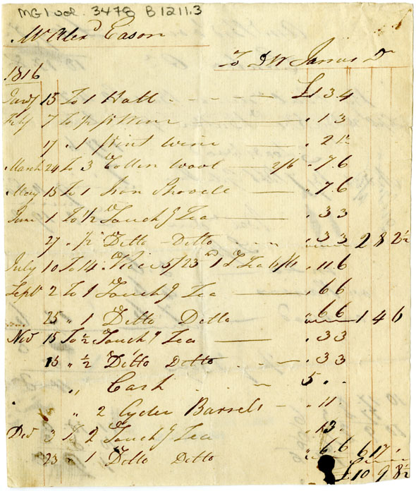 Easson : Account, Alexander Easson with Daniel W. James