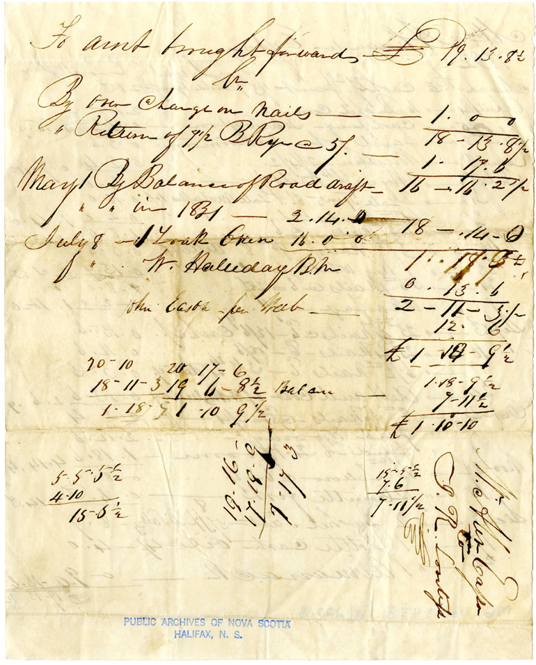 Easson : Account, Alexander Easson with James R. Lovett and Son