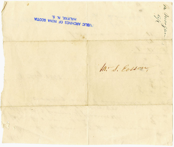 Easson : Account, Alexander Easson with M. Morgan