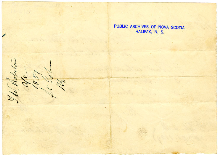 Easson : Receipt, Thomas W. Robertson, Saint John, New Brunswick