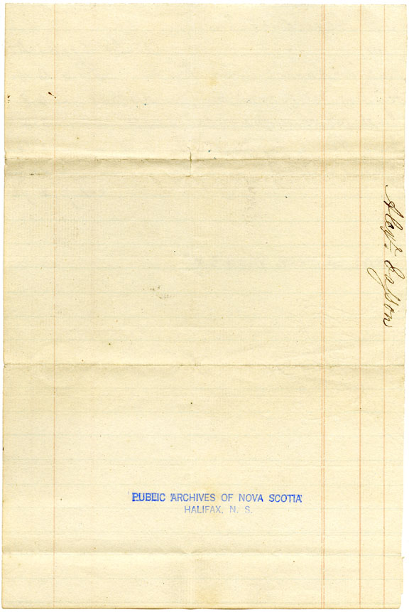 Easson : Account, Alexander Easson with J. William Ruggles