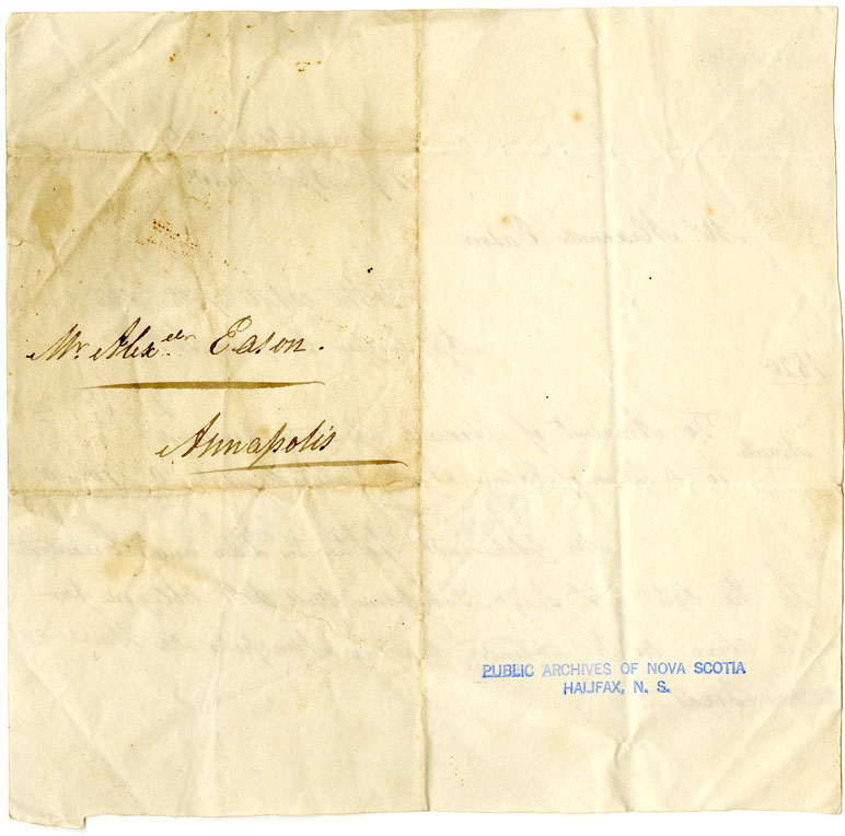 Easson : Account, Alexander Easson, with the Estate of late Assistant Surgeon Simpson, Annapolis Royal