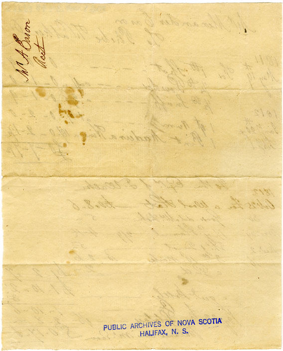 Easson : Account, Alexander Easson with Phebe Walker and with the Executors of T. Walker