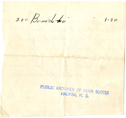 Easson : Receipt, John Spurr