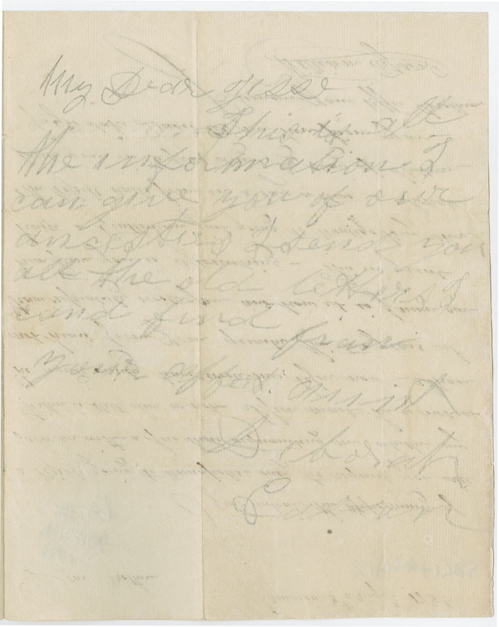 Easson : Letter, William Easson, Jamaica, to his brother, David Easson