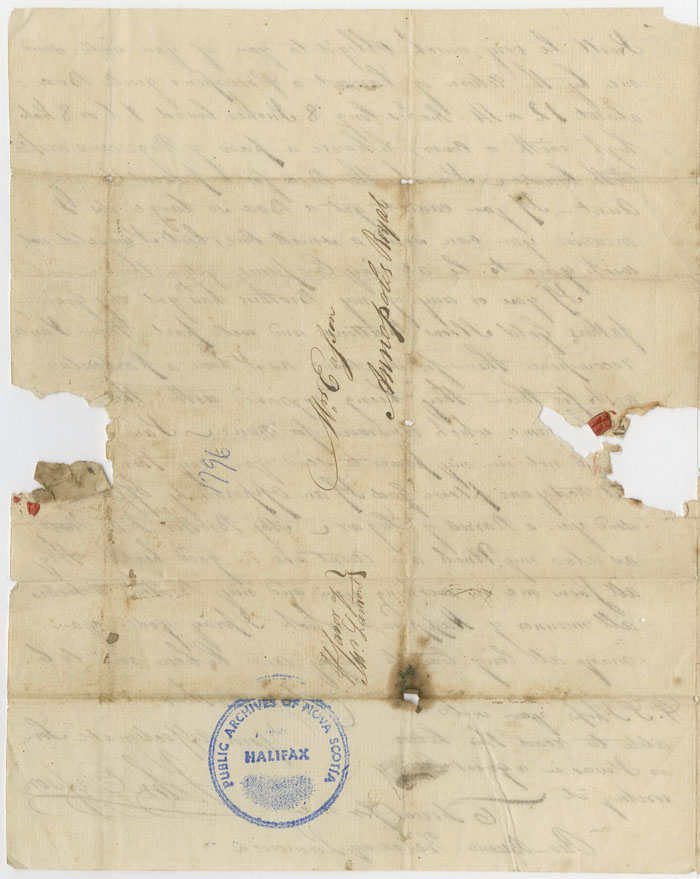 Easson : Letter, John Easson, Trelawny, Rio Bueno, to his mother, Elizabeth Easson