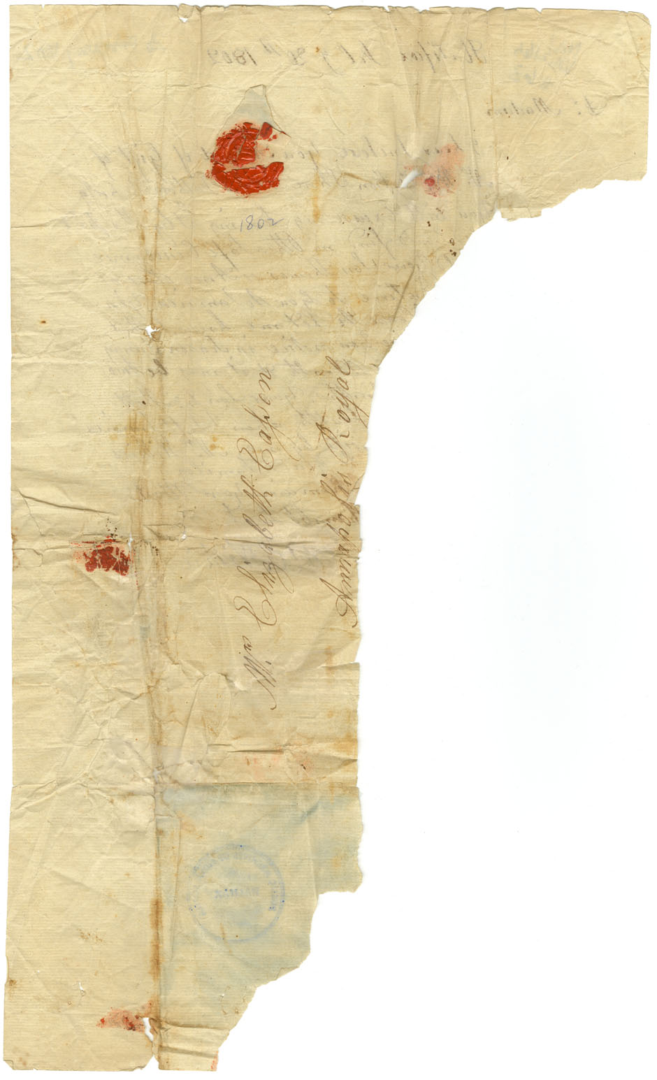 Easson : Letter, W.C. Wilkie, Halifax, to Elizabeth Easson