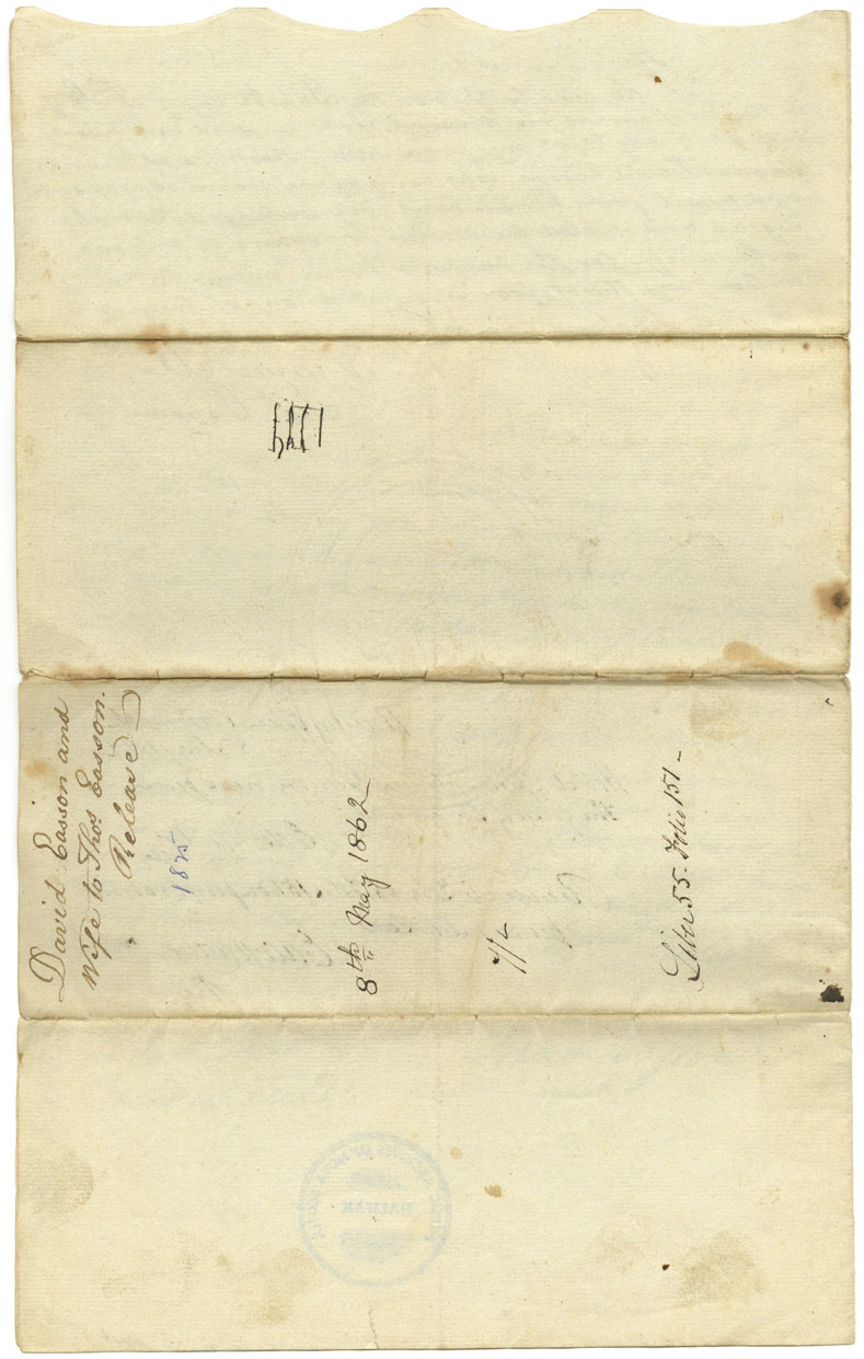 Easson : Indenture, David Easson, Annapolis Royal, to Thomas Easson