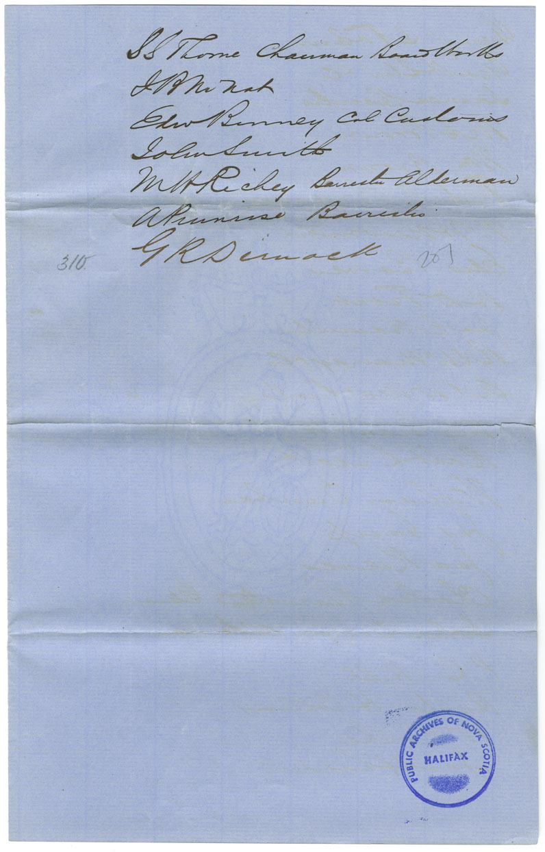 Easson : Testimonial letter to the Board of Directors of the American Telegraph Company, New York, on behalf of Jesse Hoyt