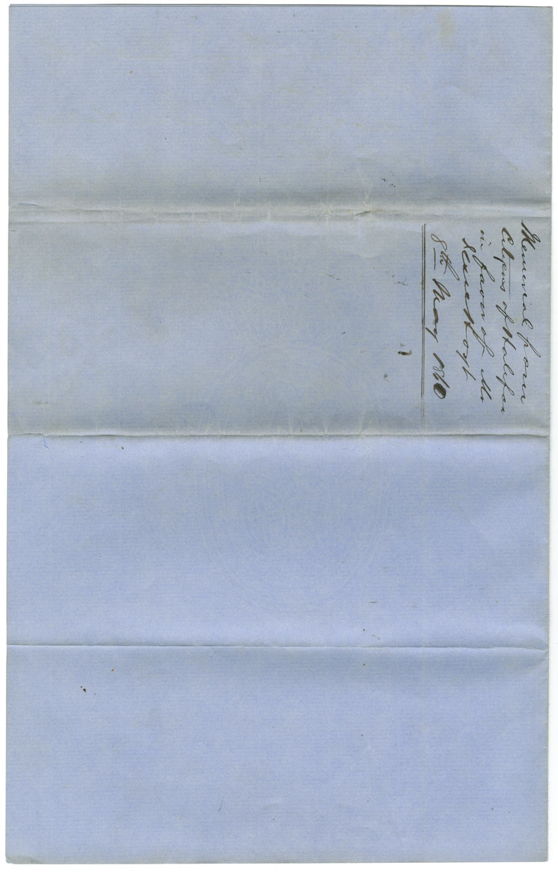 Easson : Testimonial letter to the Board of Directors of the American Telegraph Company, New York, on behalf of Jesse Hoyt