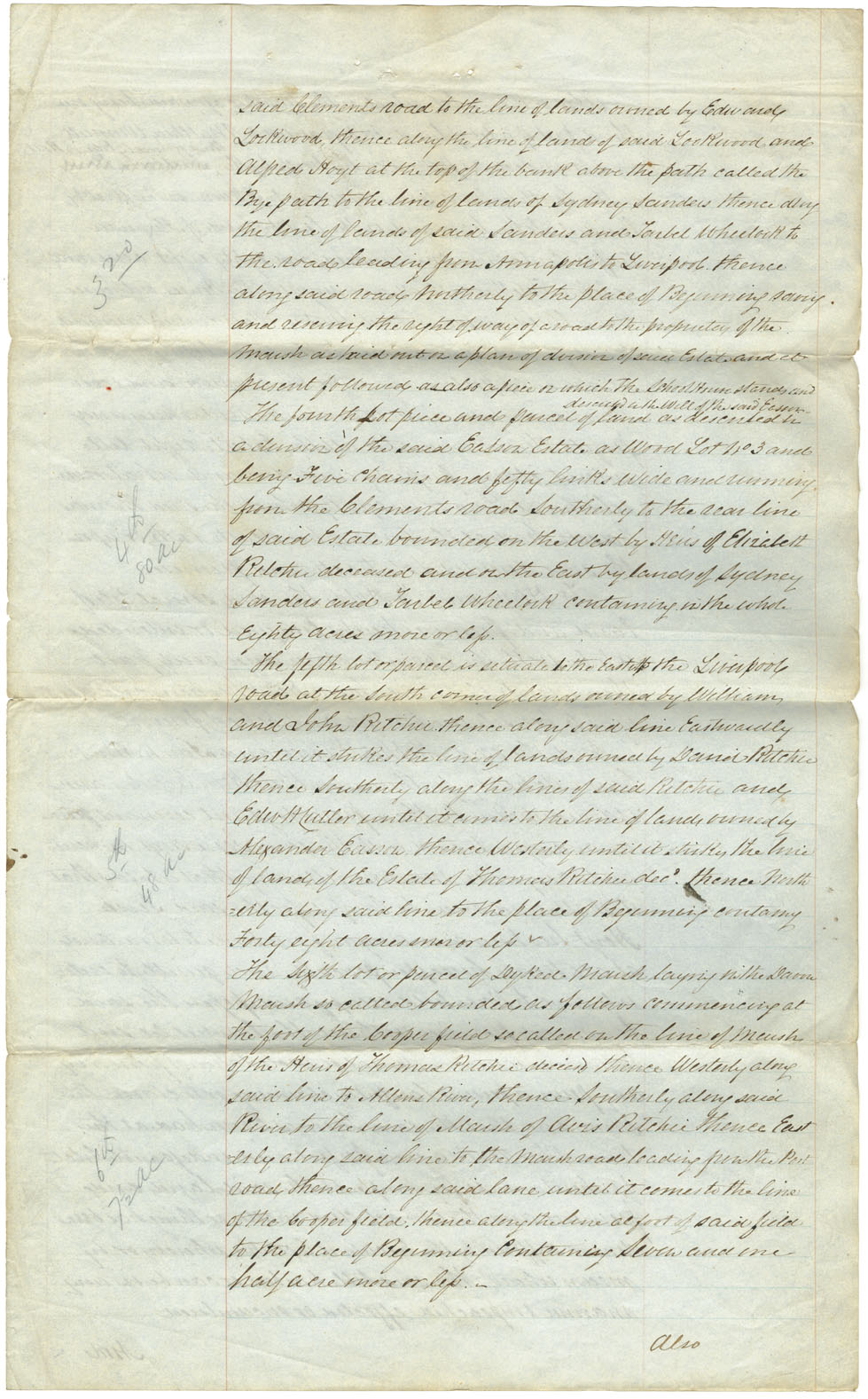 Easson : Indenture, executors of the estate of the late Thomas Easson, Annapolis Royal, to Jesse Hoyt, Halifax, Telegraph operator