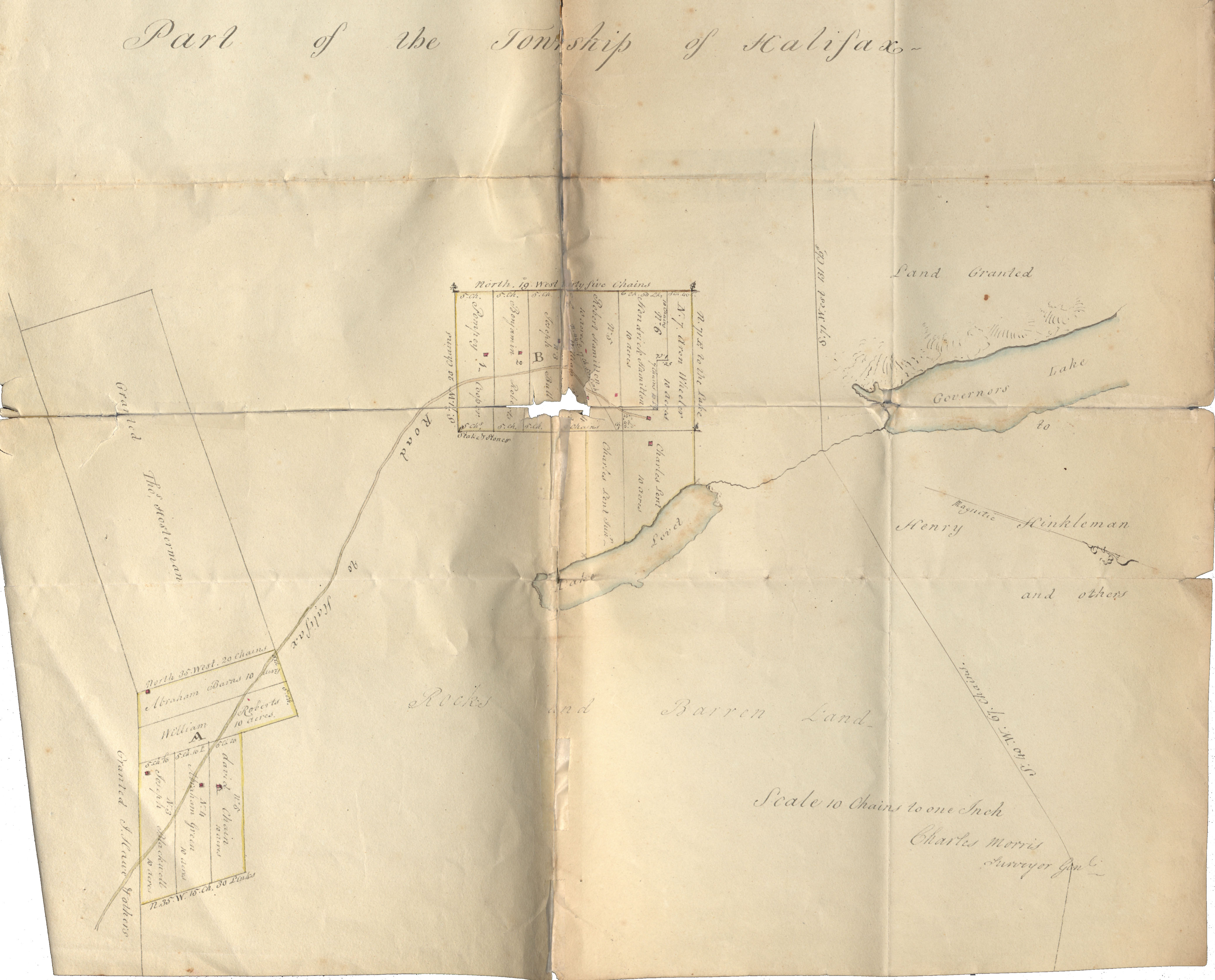 Appendix 29: Plan of Part of the Township of Halifax