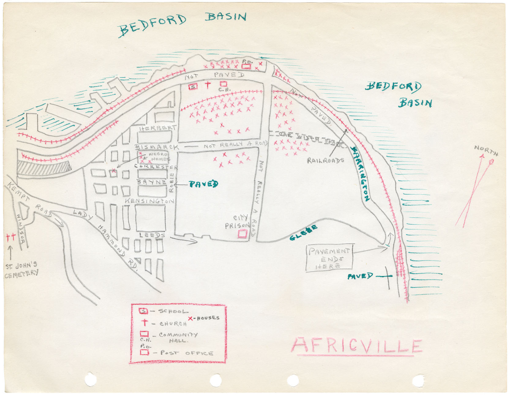 african-heritage : Page 30 - Sketch map of Africville