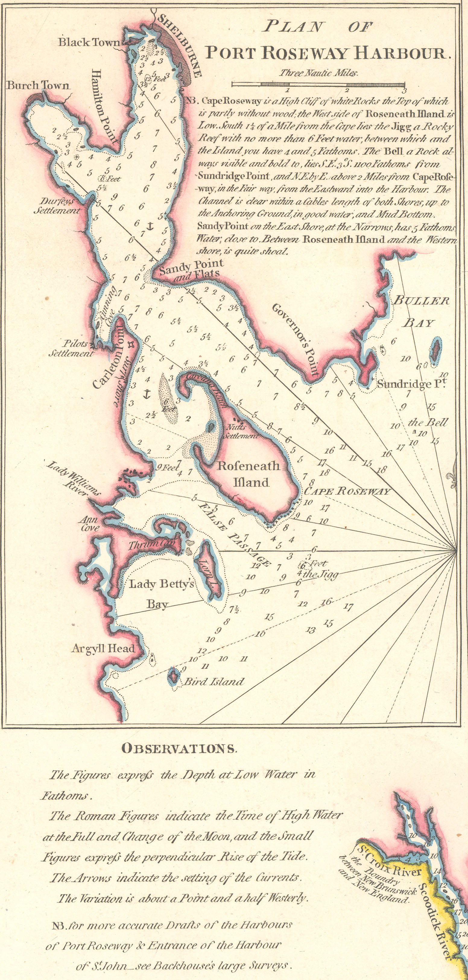 africanns : Plan of Port Roseway Harbour